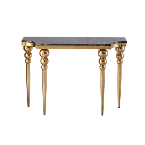 Black Narrow Console Table