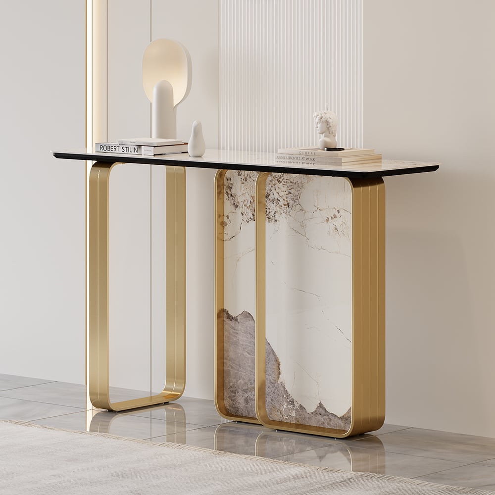 Modern Sintered Stone Console Table