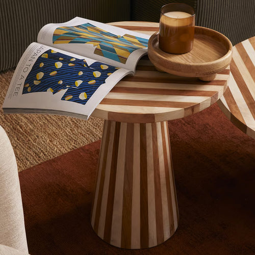 Ozone Stripe Side Table