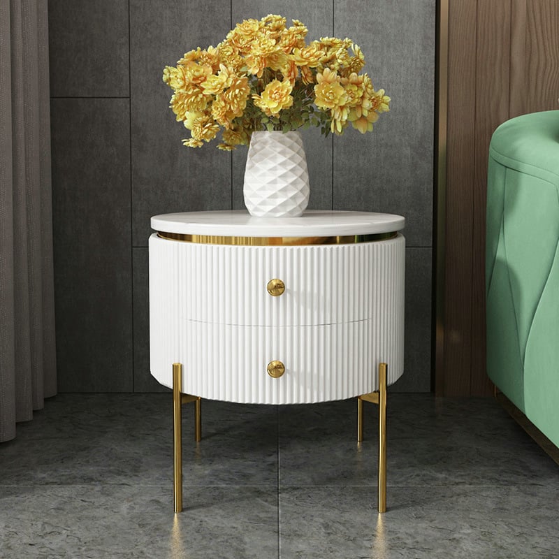 Yalina Side Table with Storage