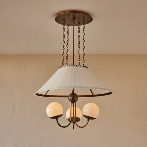 Adele Milky Glass Chandelier - Luxury Ceiling Light by Holly Elms