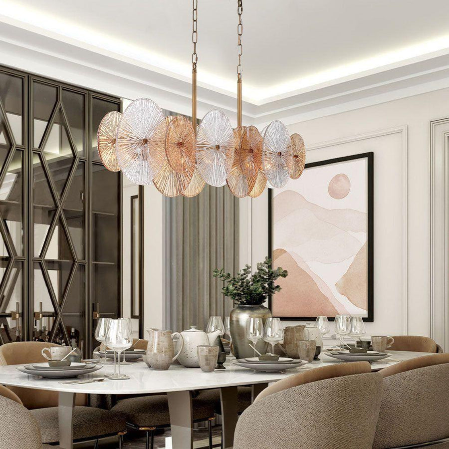 Anne 8-Light Chandelier - Designer 8 Light Pendant by Holly Elms