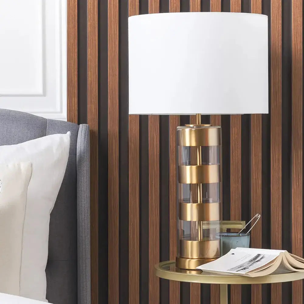 Auriel modern glass designer table lamp by Holly Elms