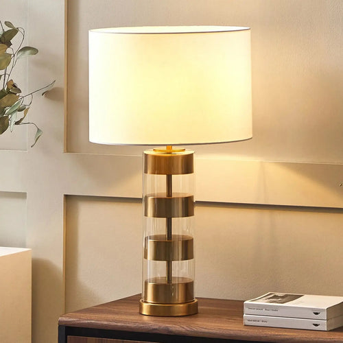 Auriel modern glass designer table lamp by Holly Elms