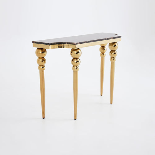 Black Narrow Console Table