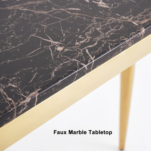 Black Narrow Console Table