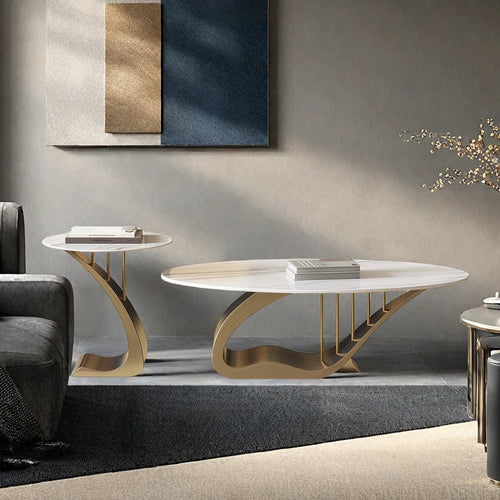 Sculptural Curved Coffee Table