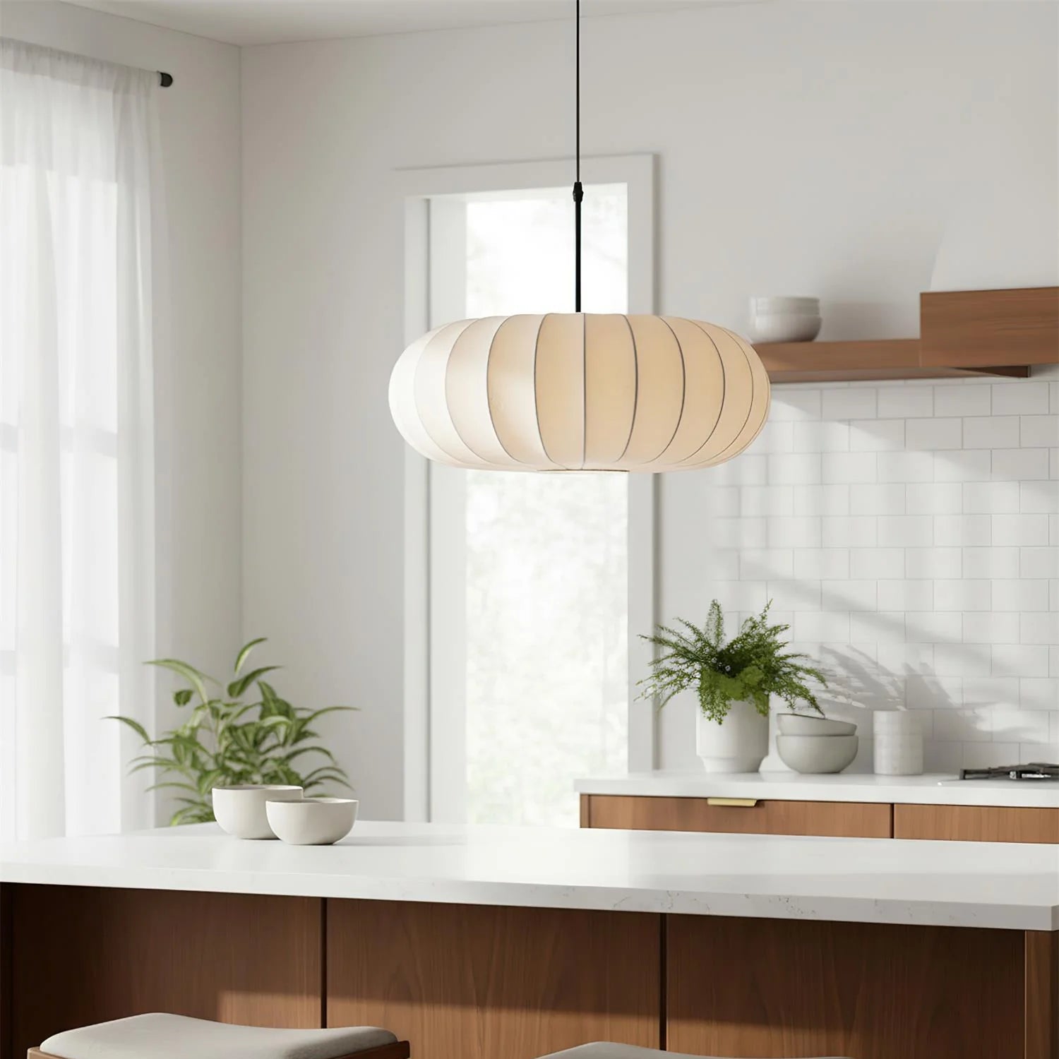 Fiona Pendant - Wabi-Sabi Dining Pendant Light by Holly Elms