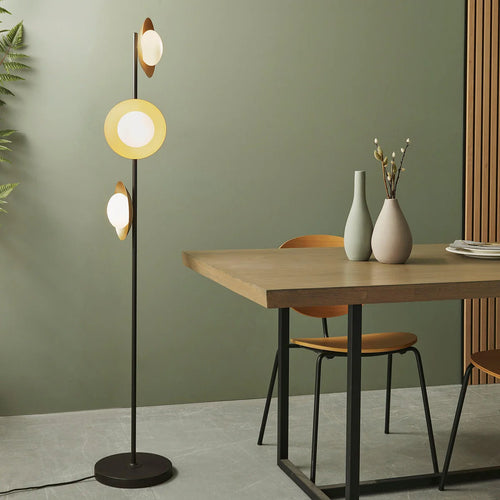 Georgina Modern Floor Lamp - Gold Designer Floor Lamp by Holly Elms