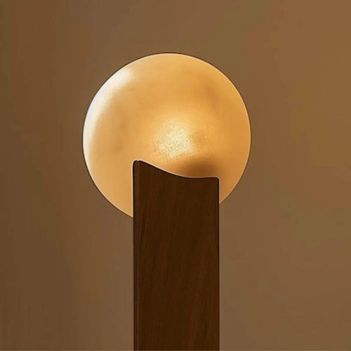 Modern designer table lamp with fabric shade by Holly Elms_02