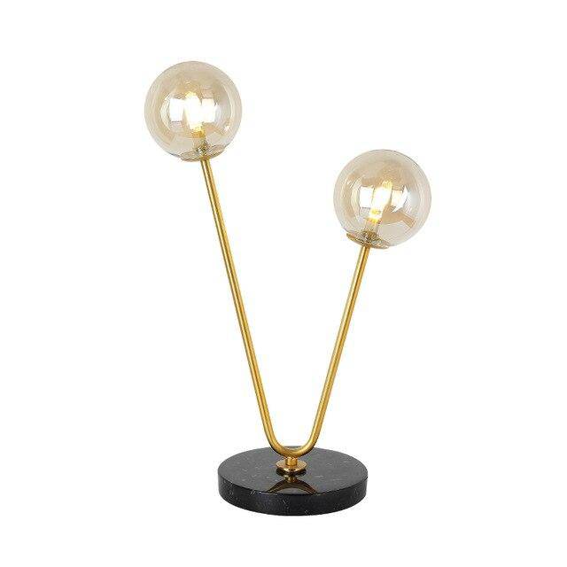 Luma Stem Table Lamp - Botanical Gold Table Lamp by Holly Elms