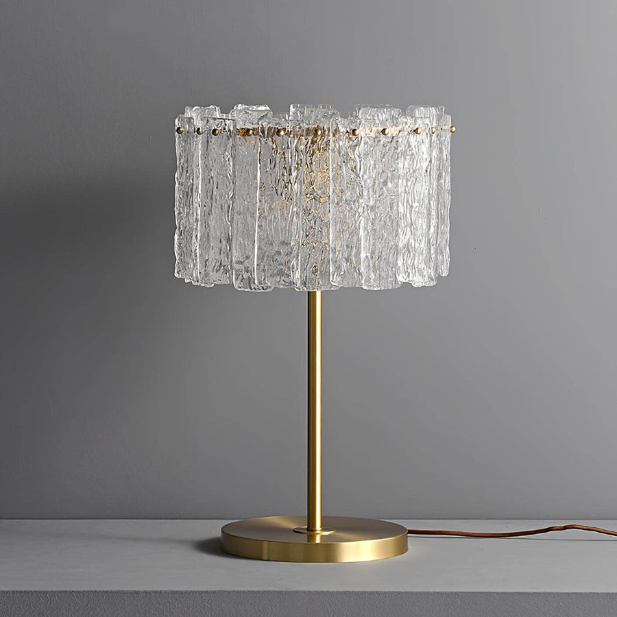 Lumiere crystal modern luxury table lamp by Holly Elms