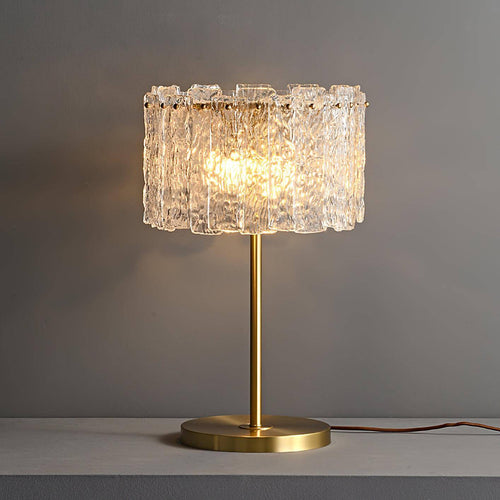 Lumiere crystal modern luxury table lamp by Holly Elms