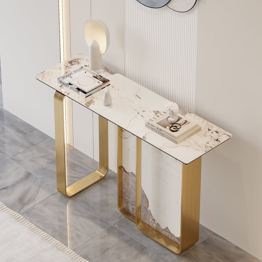 Console moderne en pierre frittée