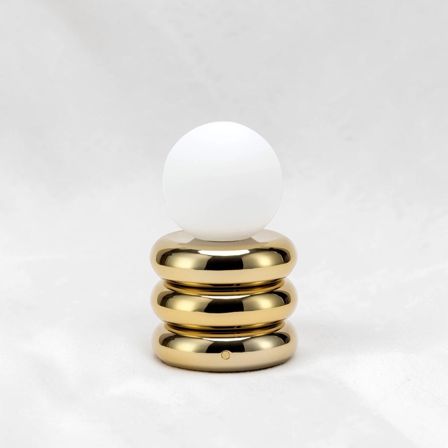 rechargeable bedside lamp with soft ambient lighting