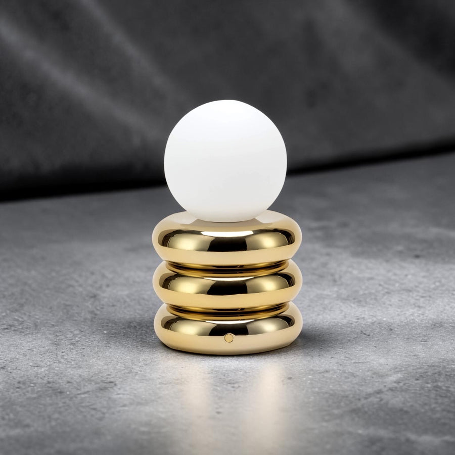 rechargeable bedside lamp with soft ambient lighting