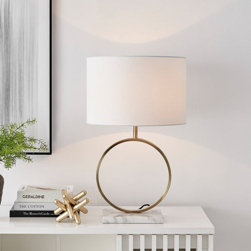 Raffa Table Lamp - White Luxury Bedside Lamp by Holly Elms