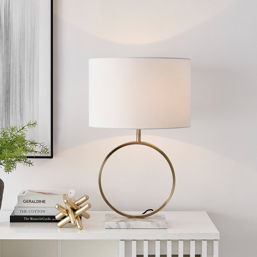 Raffa Table Lamp - White Luxury Bedside Lamp by Holly Elms