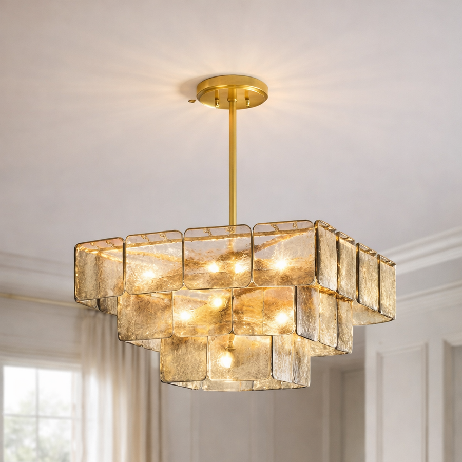 Rivoli Glass Chandelier - Luxury Glass Chandelier by Holly Elms