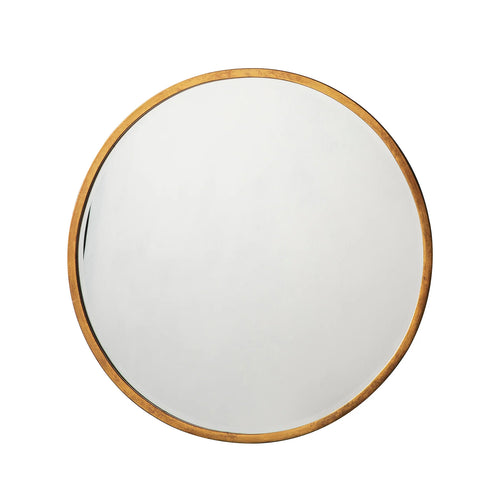 Gold Round Mirror