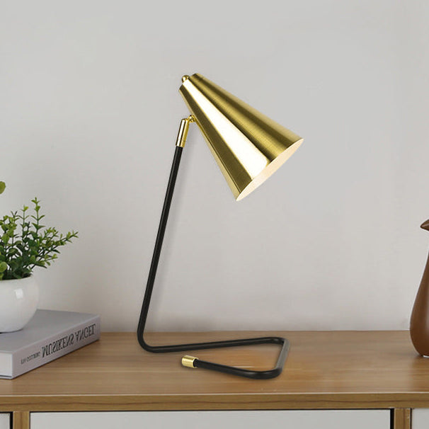 contemporary metal table lamp for workspace