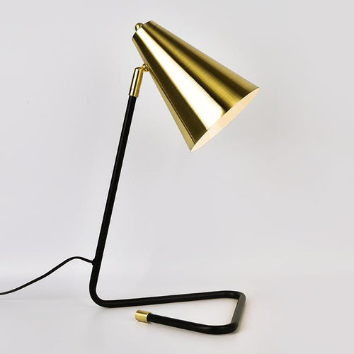 contemporary metal table lamp for workspace