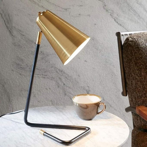 contemporary metal table lamp for workspace