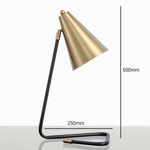 contemporary metal table lamp for workspace