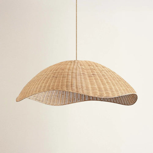 Organic wave-shaped ceiling lamp