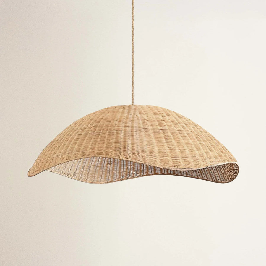 Organic wave-shaped ceiling lamp
