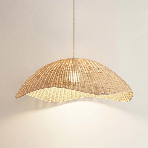 Organic wave-shaped ceiling lamp