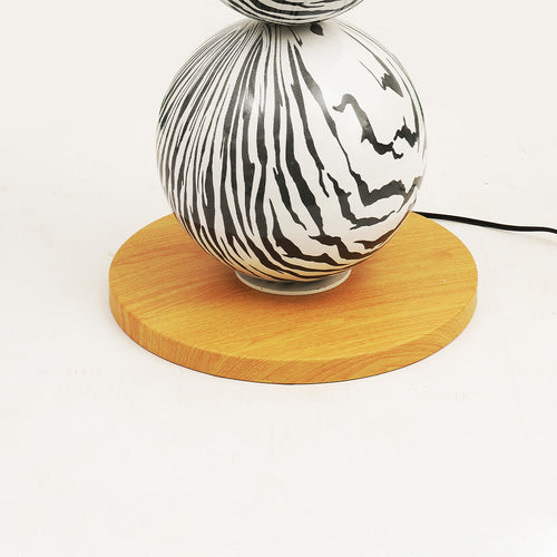 Unique modern floor lamp with dome shade