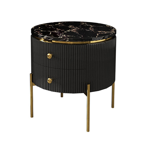 Yalina Side Table with Storage