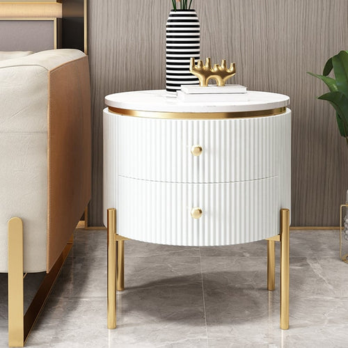Yalina Side Table with Storage