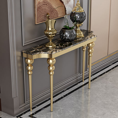 Black Narrow Console Table