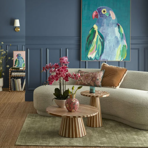 Ozone Stripe Side Table