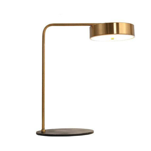 Round Gold Desk Lamp