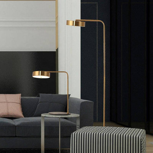 Round Gold Desk Lamp