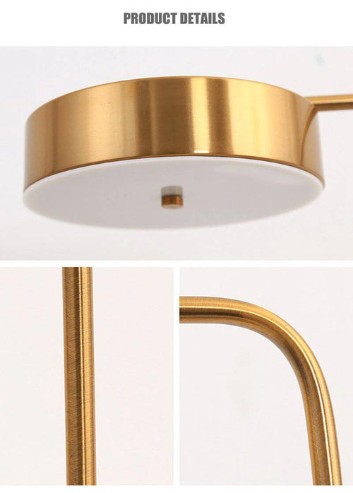 Round Gold Desk Lamp